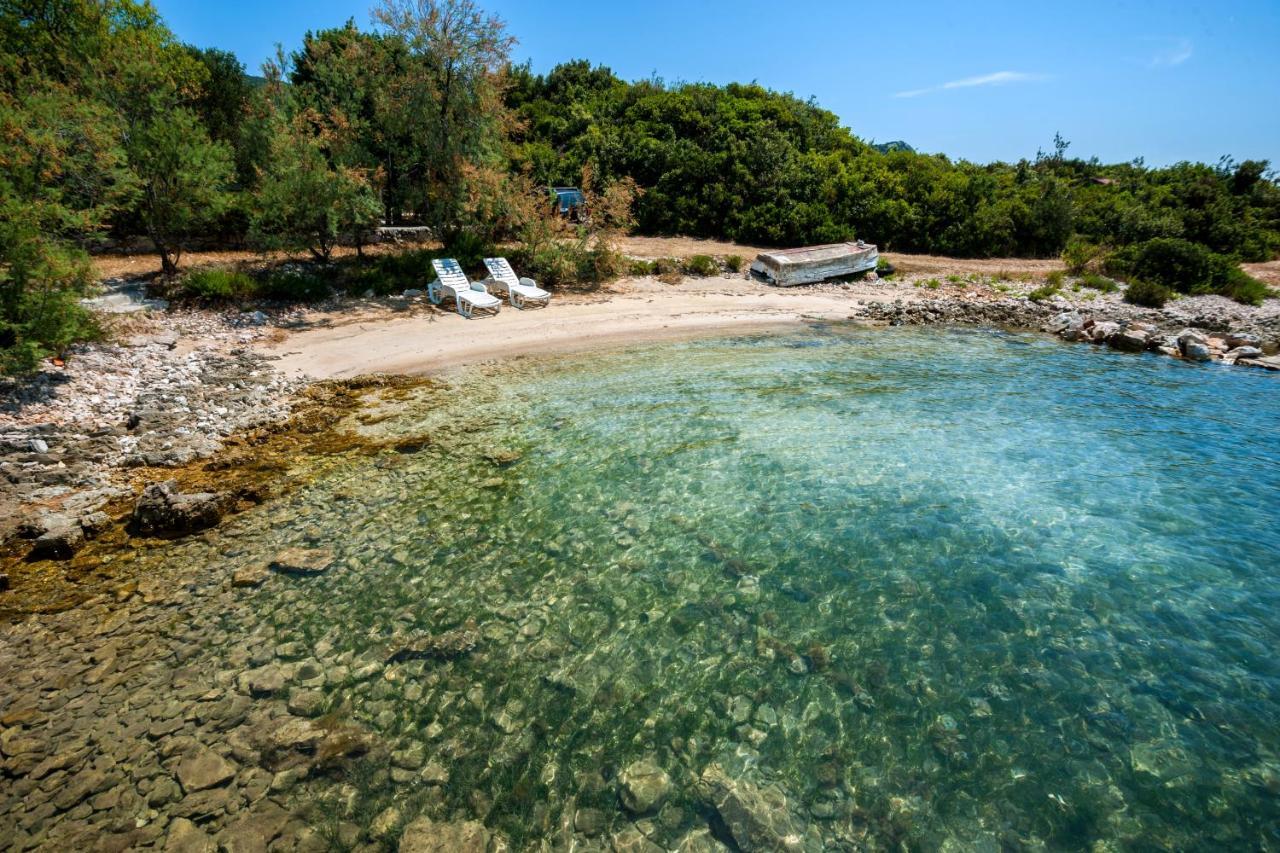 Secluded Fisherman'S Cottage Cove Zuborovica, Pasman - 321 Mrljane Exteriör bild