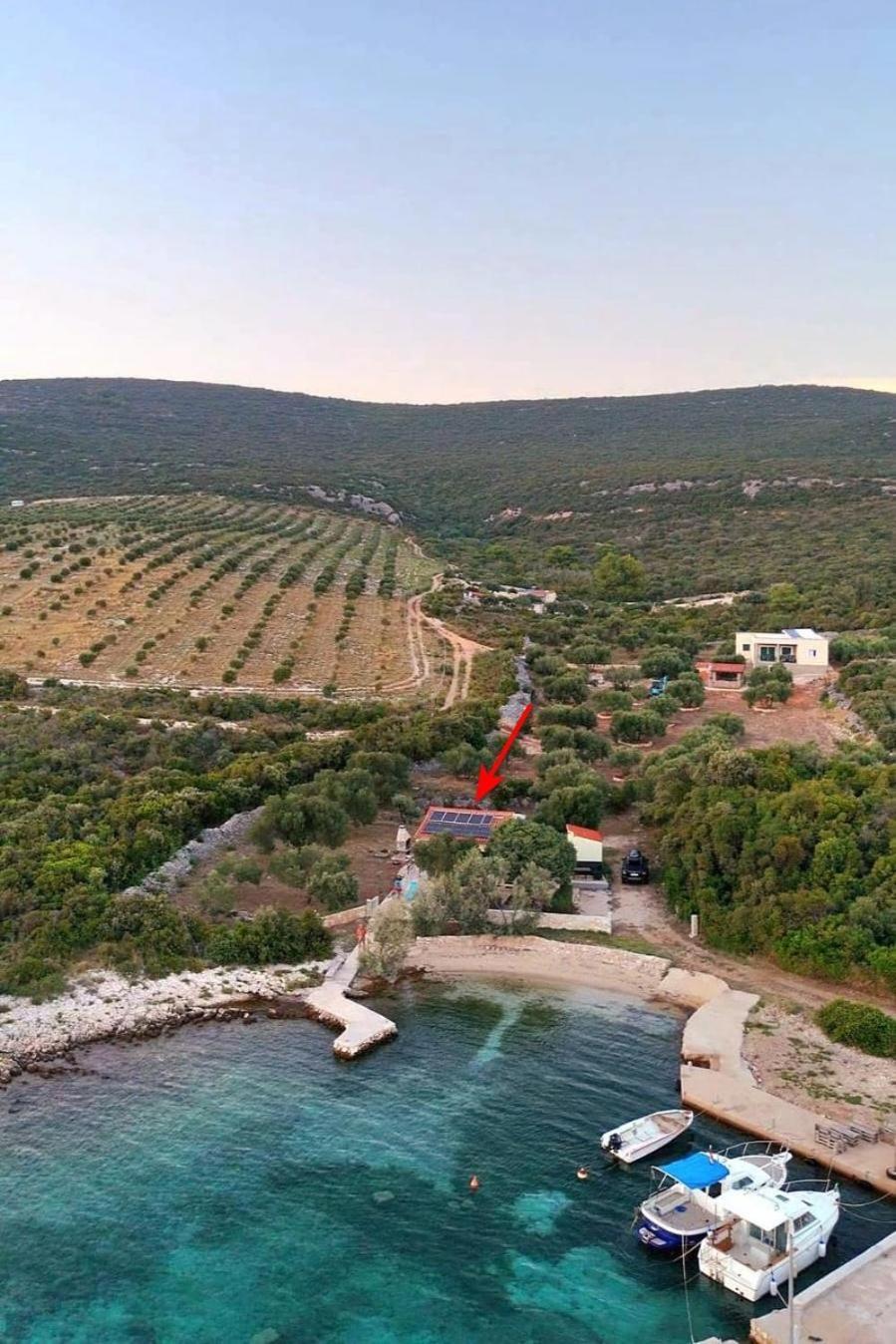 Secluded Fisherman'S Cottage Cove Zuborovica, Pasman - 321 Mrljane Exteriör bild