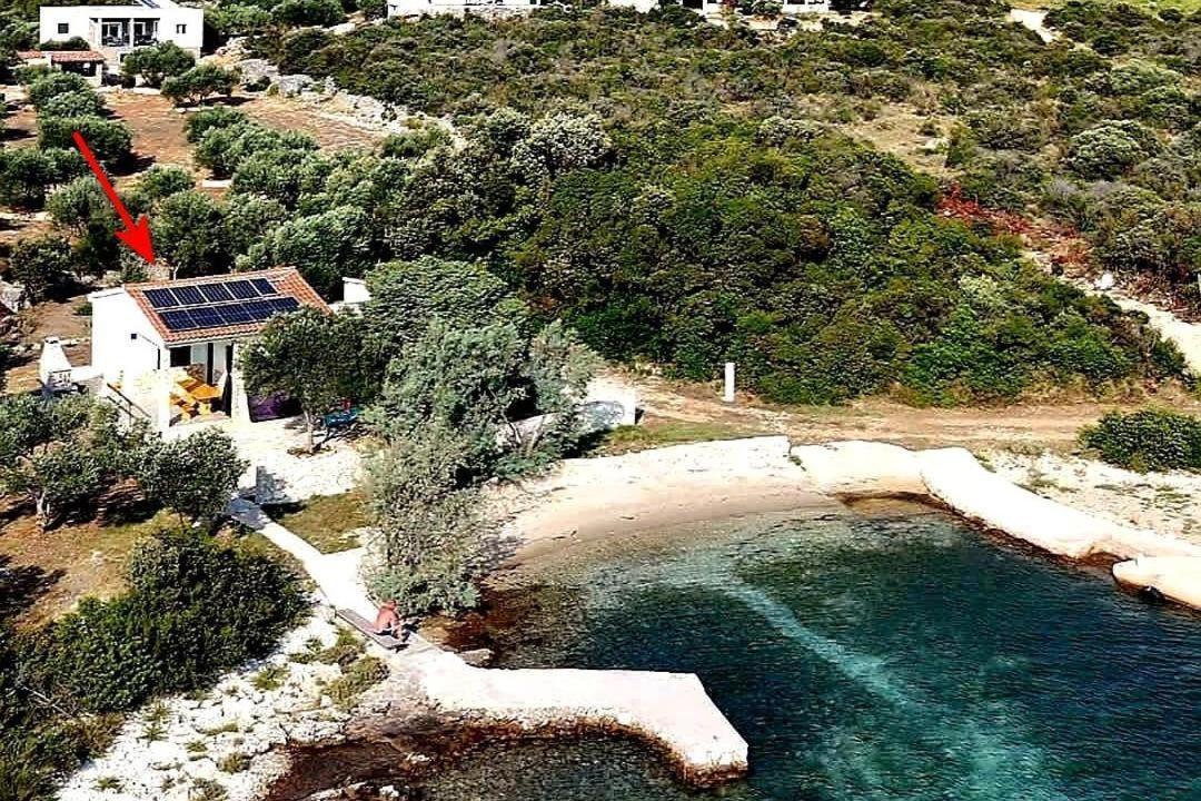 Secluded Fisherman'S Cottage Cove Zuborovica, Pasman - 321 Mrljane Exteriör bild